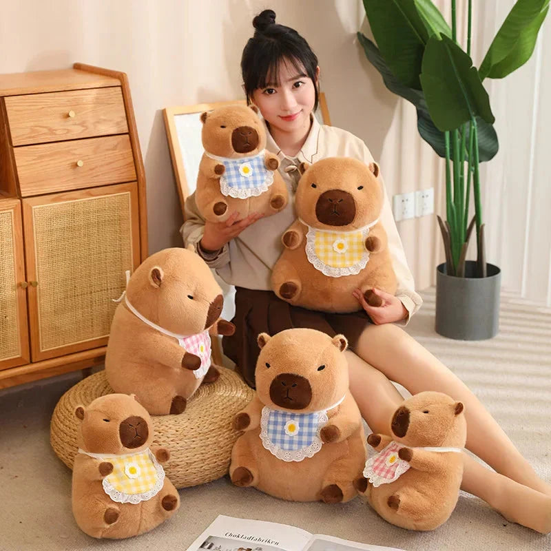 Adorable Baby Capybara Dress-Up Plushie Collection