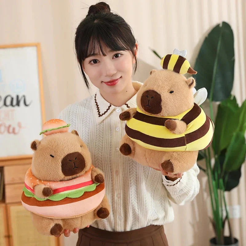 Adorable Baby Capybara Dress-Up Plushie Collection
