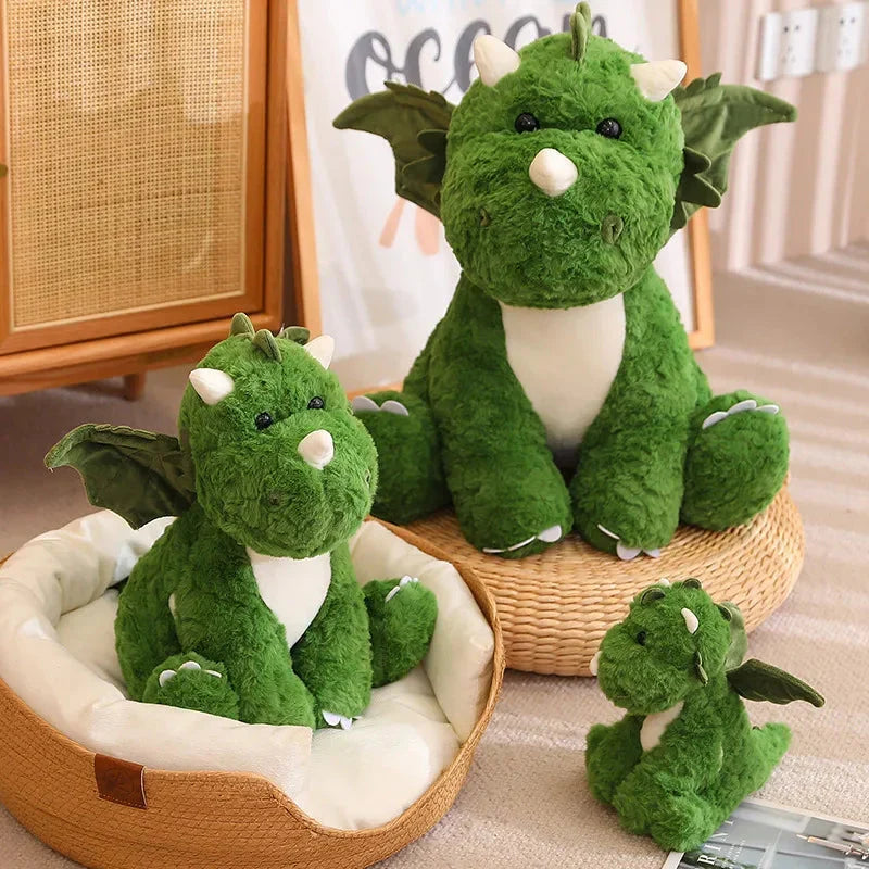 Adorable 2-in-1 Plush Baby Dragon Egg Companion