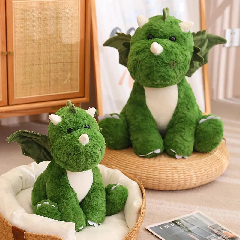 Adorable 2-in-1 Plush Baby Dragon Egg Companion