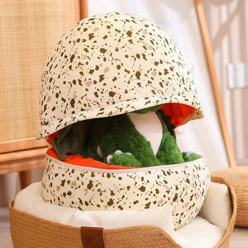 Adorable 2-in-1 Plush Baby Dragon Egg