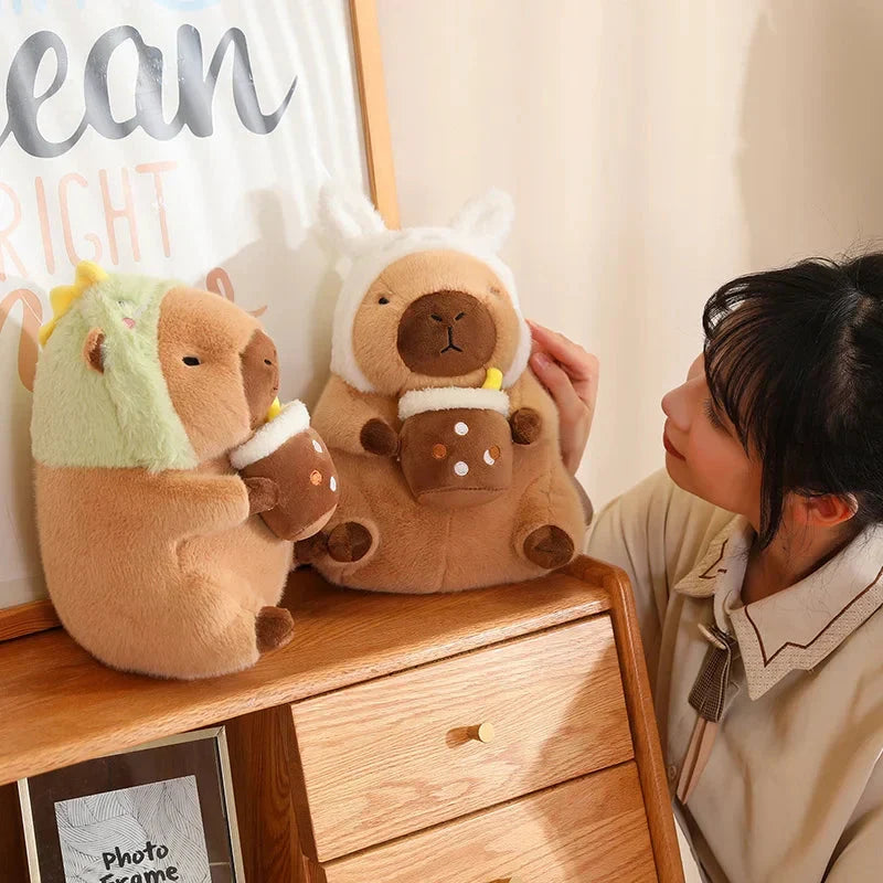 Adorable Kawaii Capybara Dress-Up Plush Toys for Babies