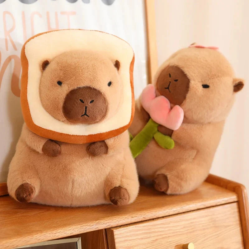 Adorable Kawaii Capybara Dress-Up Plush Toys for Babies