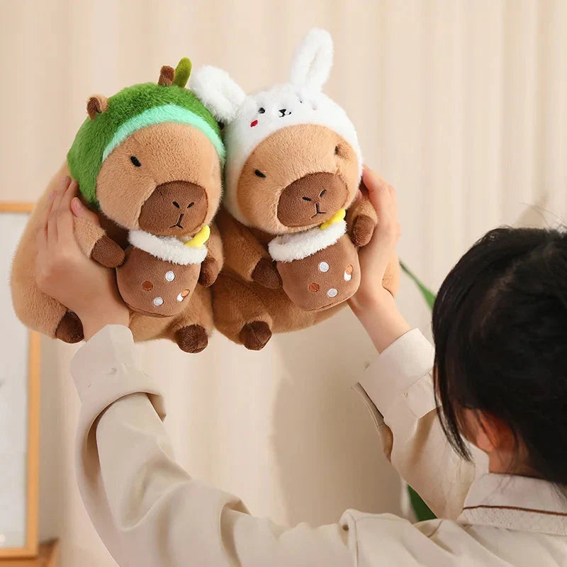 Adorable Kawaii Capybara Dress-Up Plush Toys for Babies