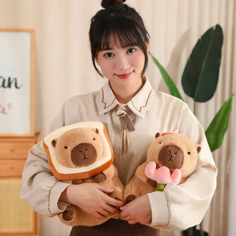 Adorable Kawaii Capybara Dress-Up Plush Toys for Babies