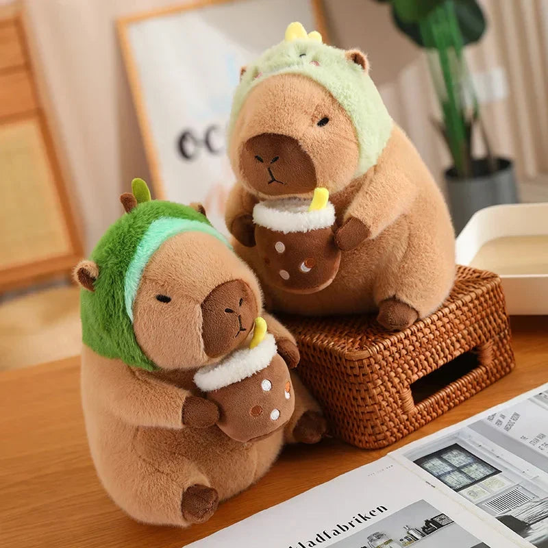 Adorable Kawaii Capybara Dress-Up Plush Toys for Babies