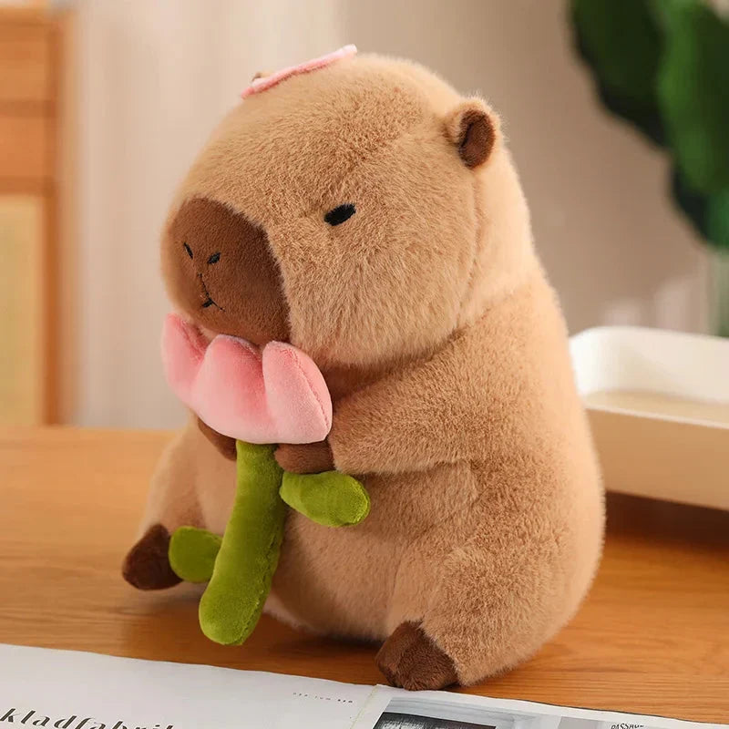 Adorable Kawaii Capybara Dress-Up Plushies for Babies
