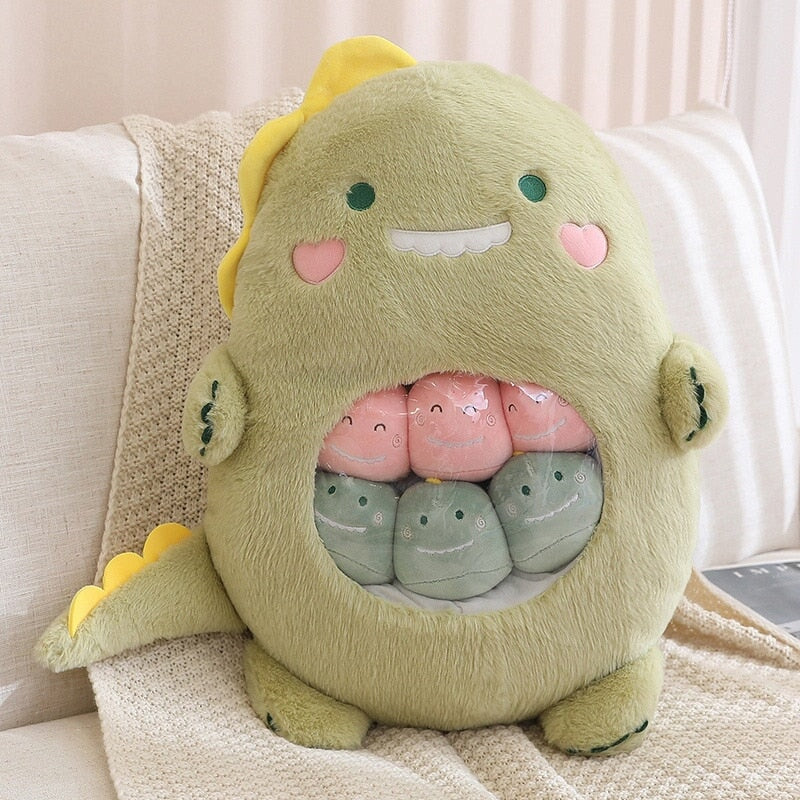 Adorable Plushie Collection: Koala, Dino, Bunny & Panda Friends in a Fun Bag!