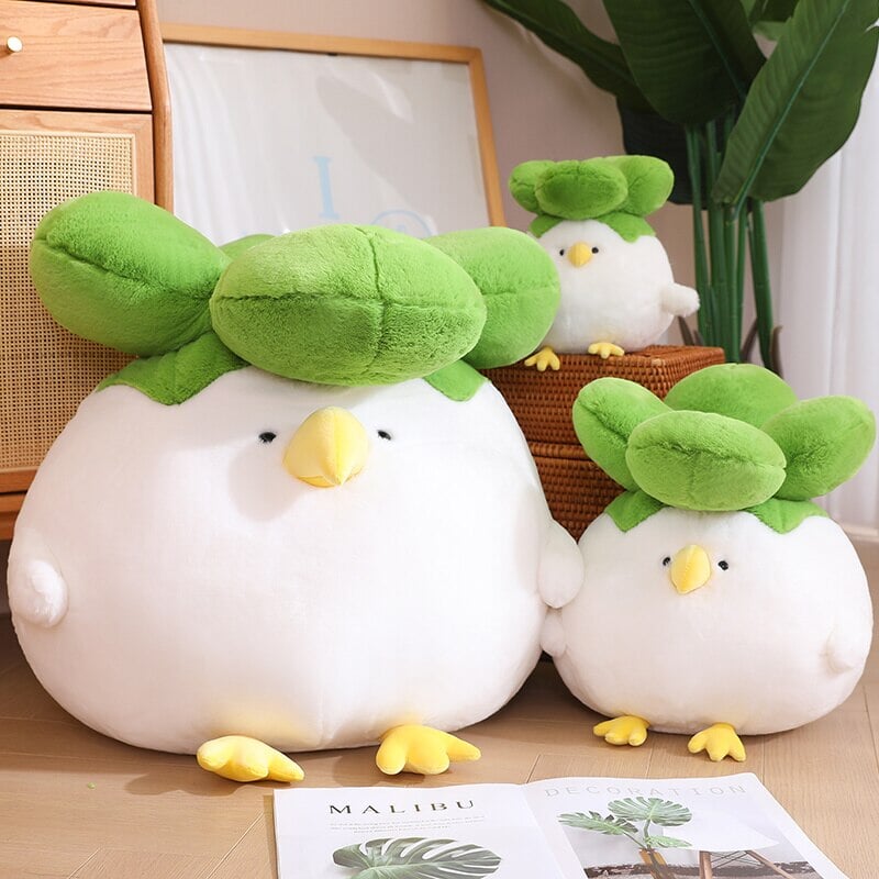 Adorable Birdie the Bok Choy Chicken Plush Toy