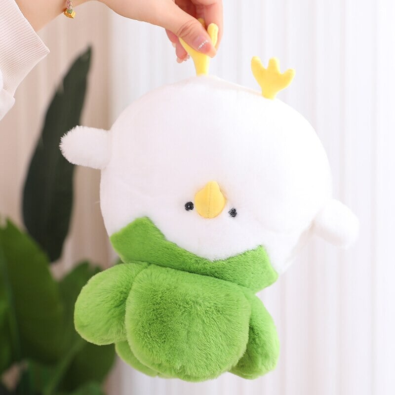 Adorable Birdie the Bok Choy Chicken Plush Toy
