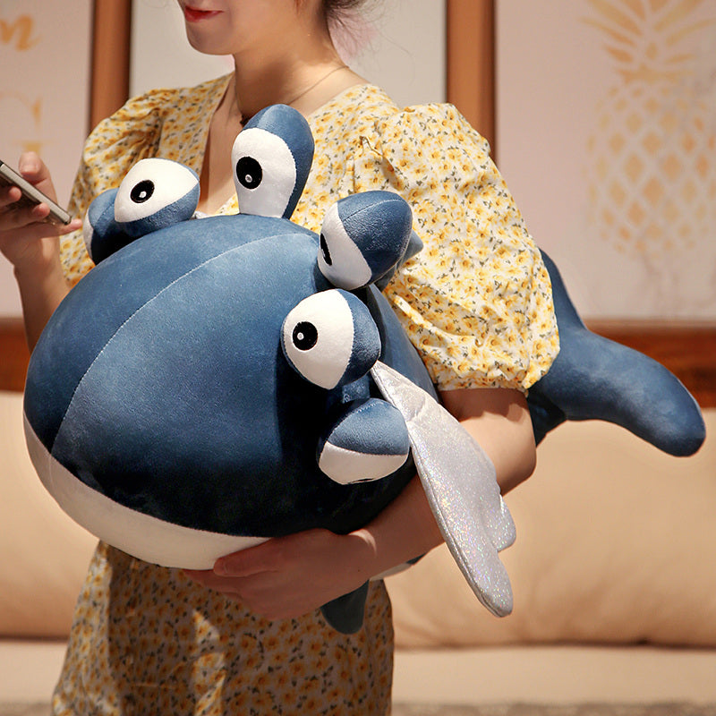 Magical Blue Winged Alien Whale Plush Toy