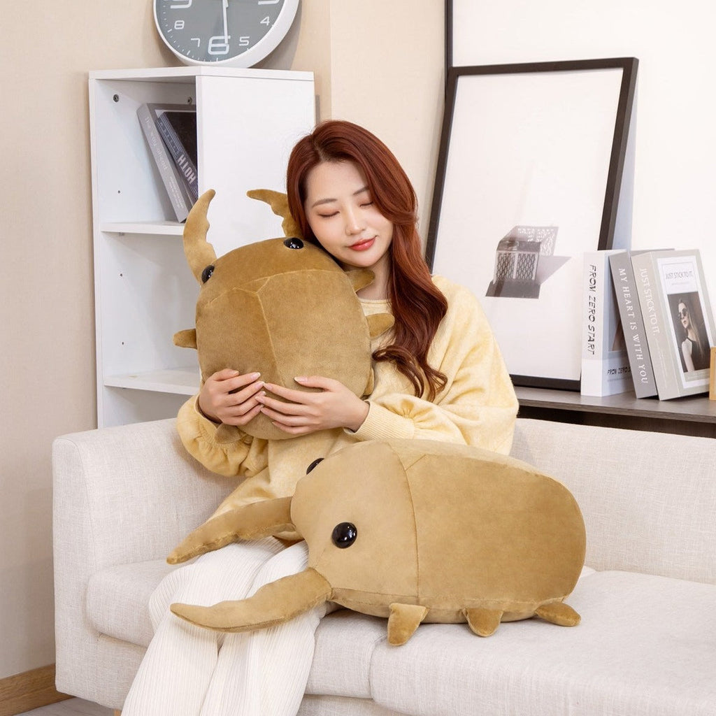 Adorable Brown Kawaii Dung Beetle Plush Toys