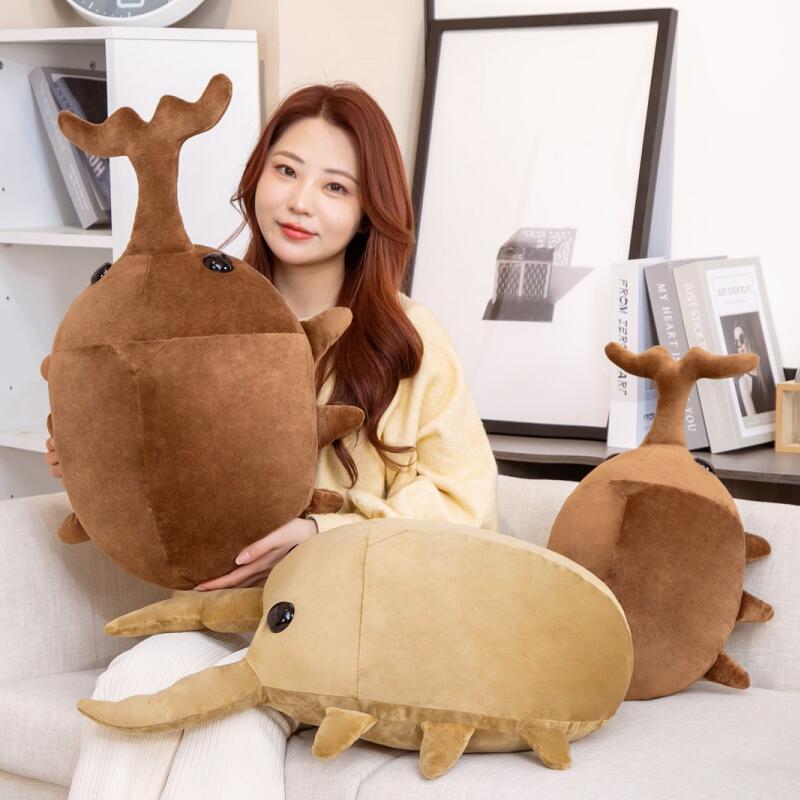 Adorable Brown Kawaii Dung Beetle Plush Toys