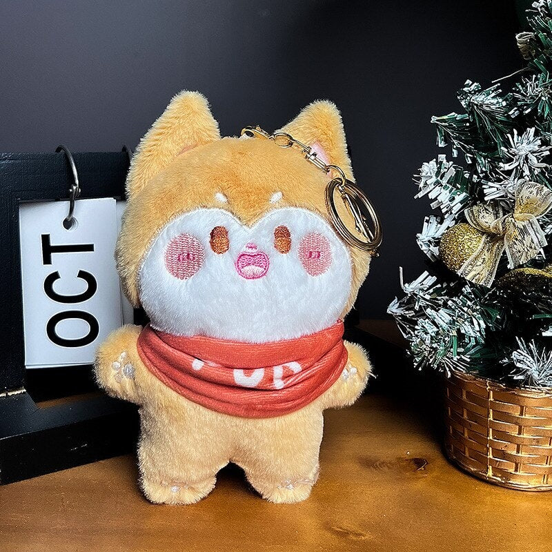 Adorable Bulldog Sirius Buddies Plush Keyring – Perfect Match!