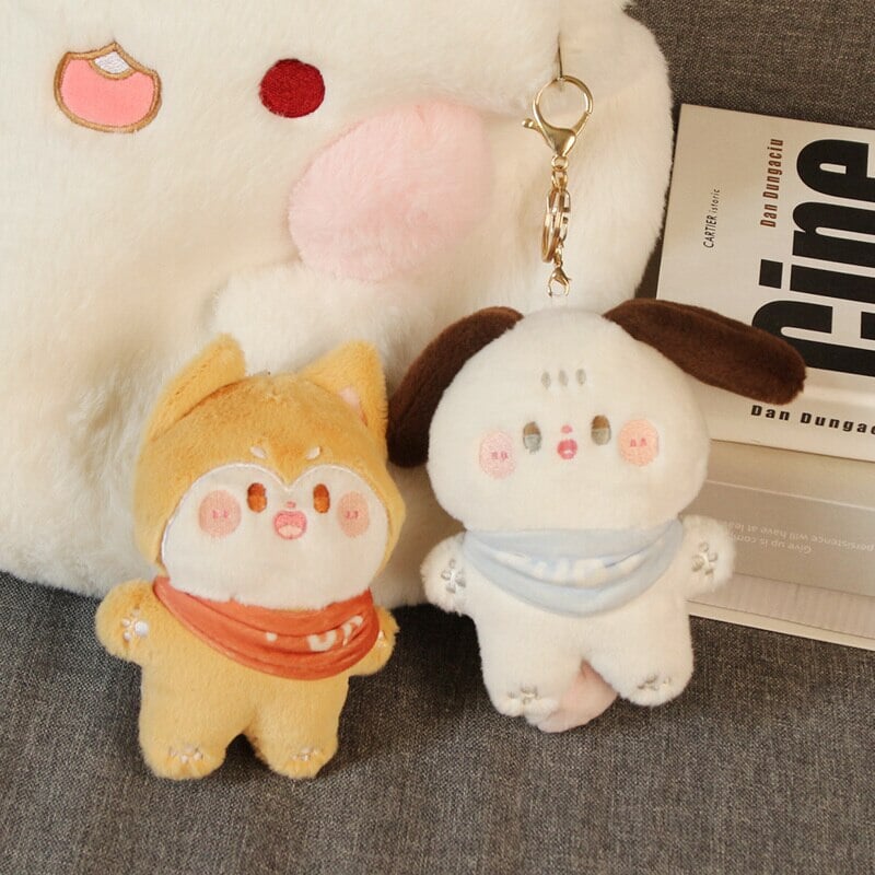Adorable Bulldog Sirius Buddies Plush Keyring – Perfect Match!