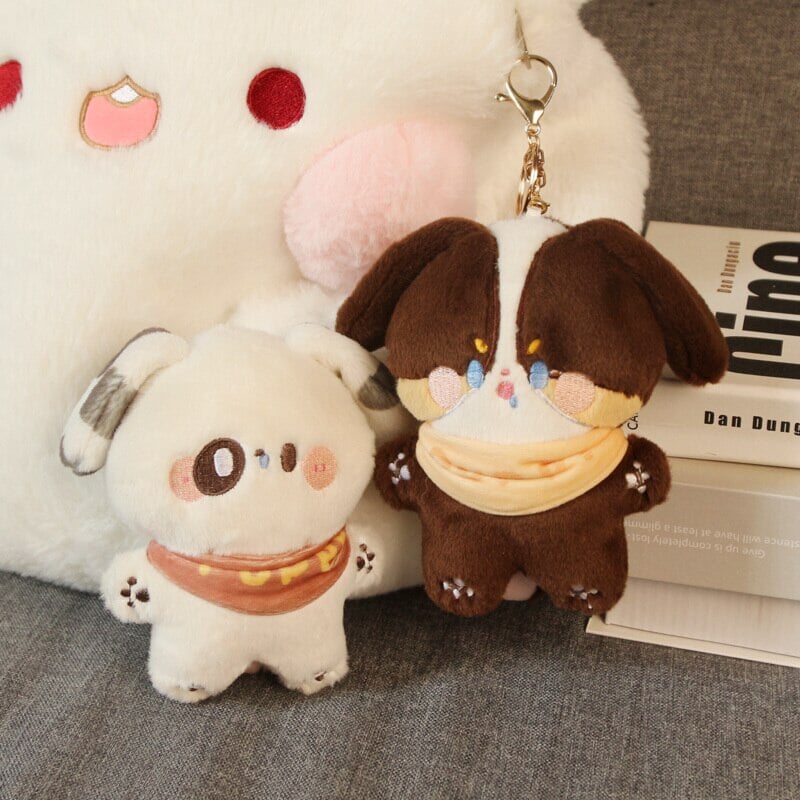 Adorable Bulldog Sirius Buddies Plush Keyring – Perfect Match!