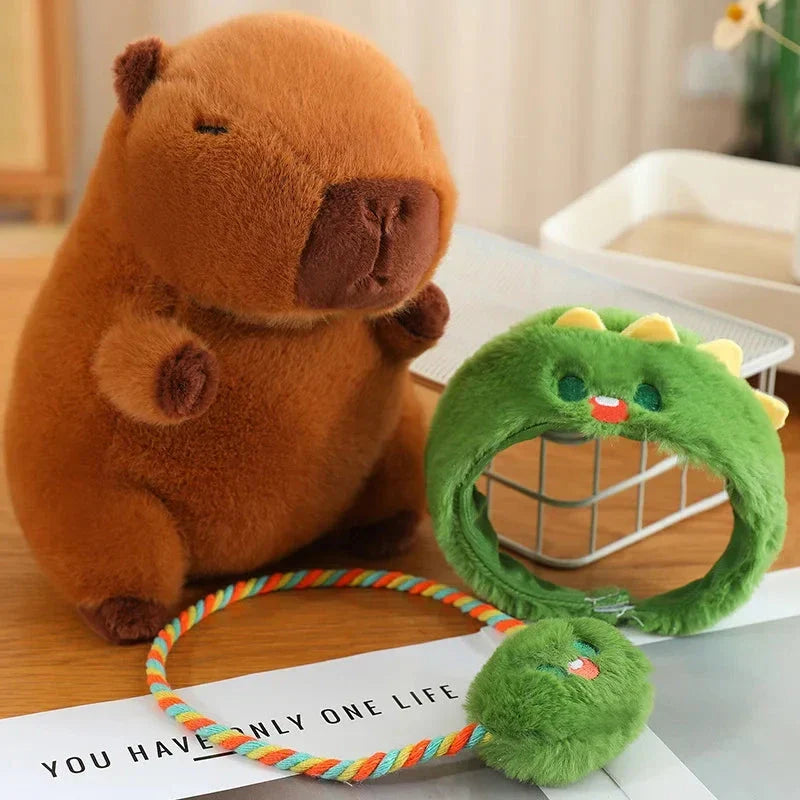 Adorable Capybara and Frog Besties Plush Costume
