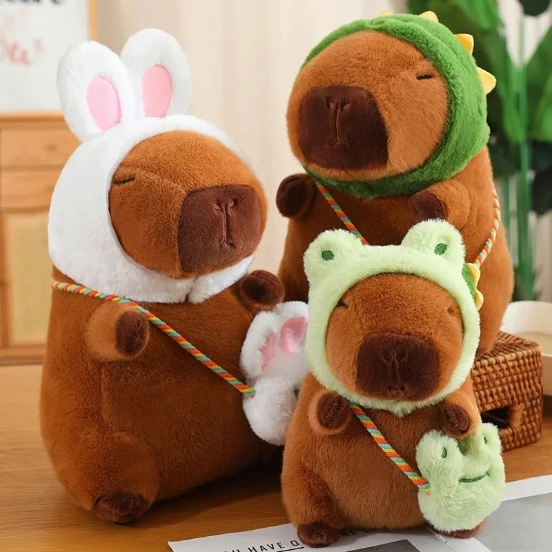 Adorable Capybara and Frog Besties Plush Costume