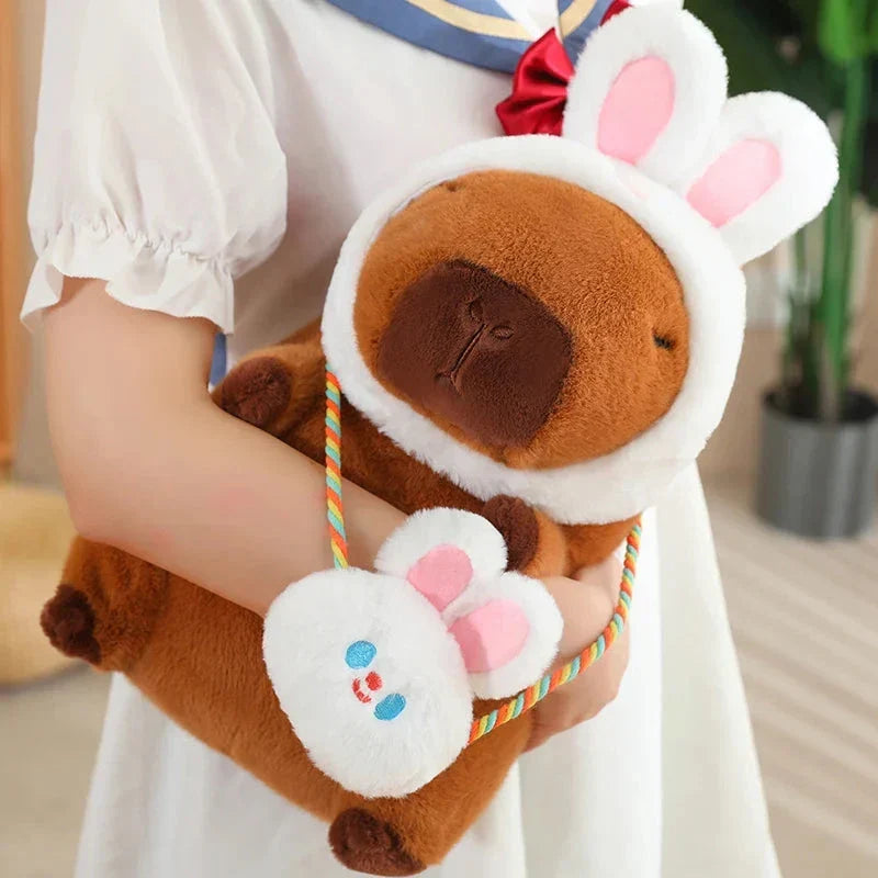 Adorable Capybara and Frog Besties Plush Costume