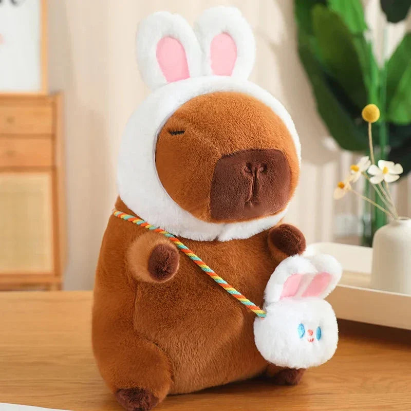 Adorable Capybara and Frog Besties Plush Costume