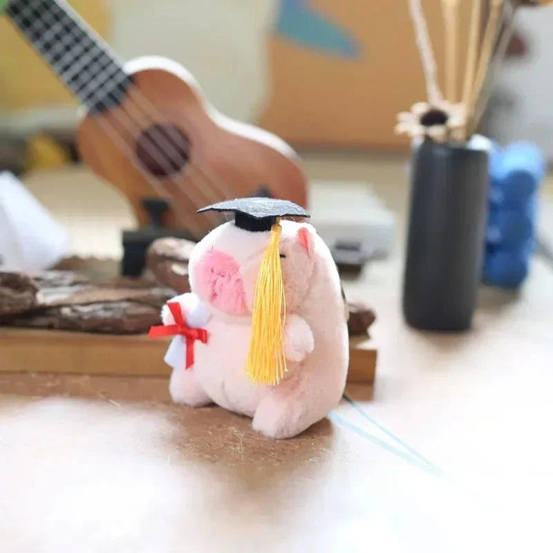 Adorable Capybara Graduation Plush Toys for Celebration!