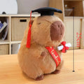 Adorable Capybara Graduation Plush Toys for Celebration!