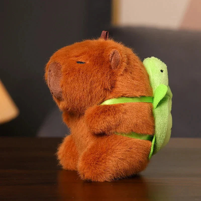 Adorable Capybara Plush Keychain Pendant
