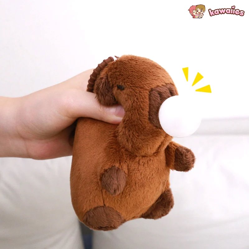 Adorable Capybara Plush Keychain Pendant