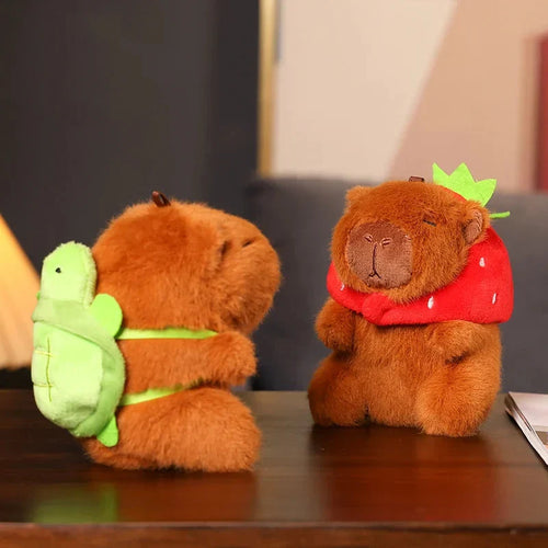 Adorable Capybara Plush Keychain Pendant