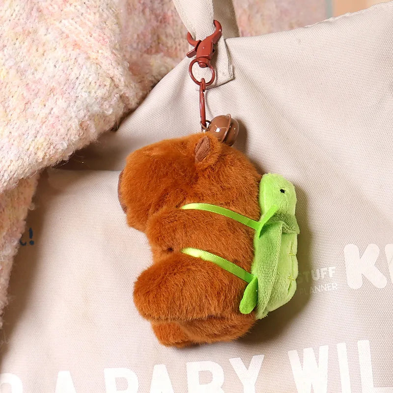 Adorable Capybara Plush Keychain Pendant