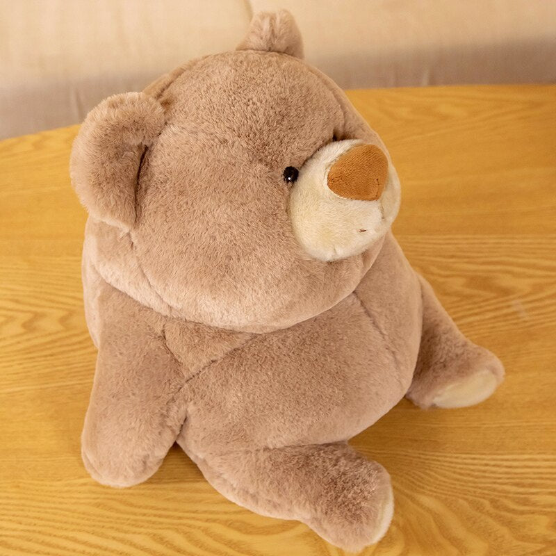 Adorable Chonky Plushies: Fat Bear Panda and Polar Bear Collection