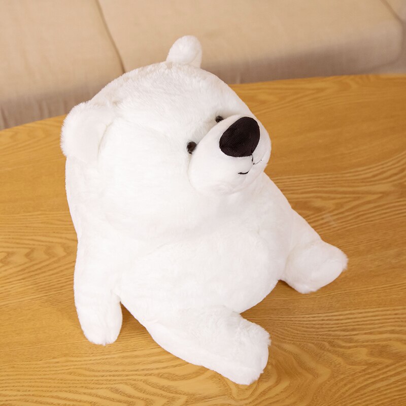 Adorable Chonky Plushies: Fat Bear Panda and Polar Bear Collection