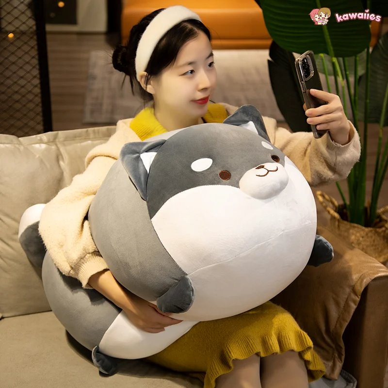 Adorable Chonky Shiba Squad Plushies - Your New Cuddly Companions!