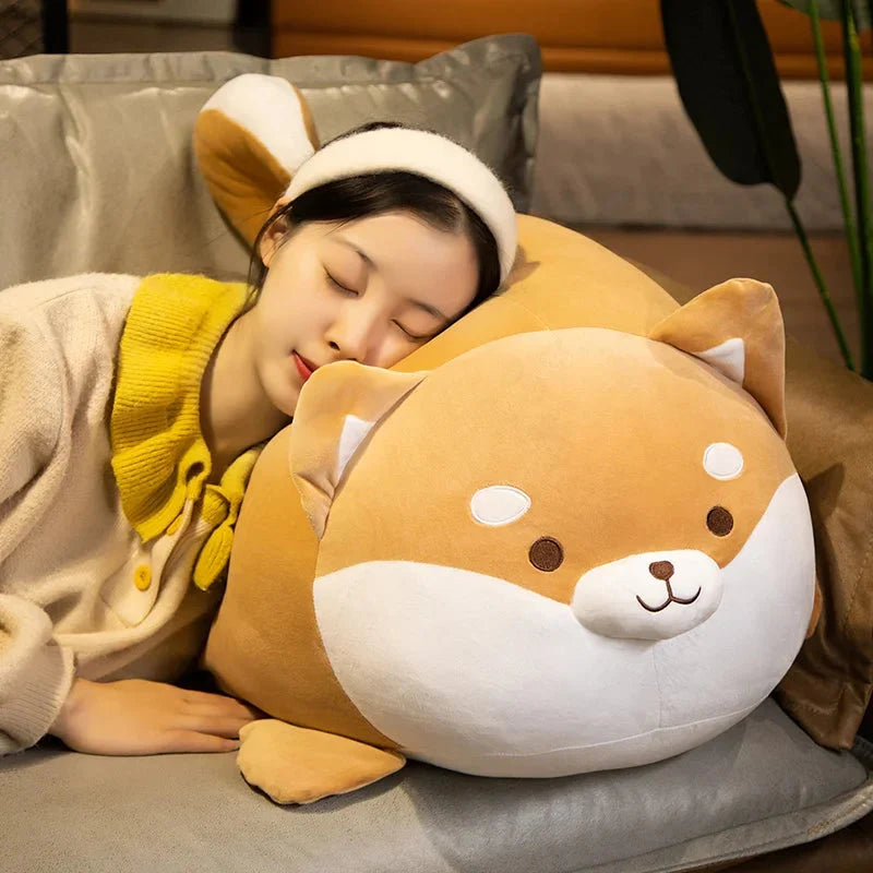 Adorable Chonky Shiba Squad Plushies - Your New Cuddly Companions!