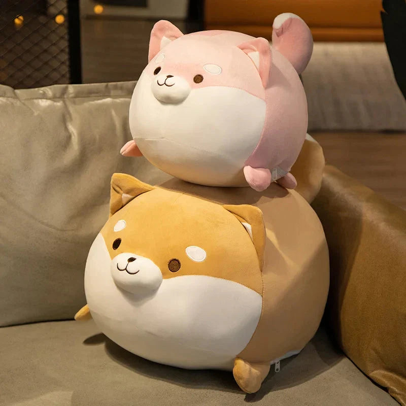 Adorable Chonky Shiba Squad Plushies - Your New Cuddly Companions!