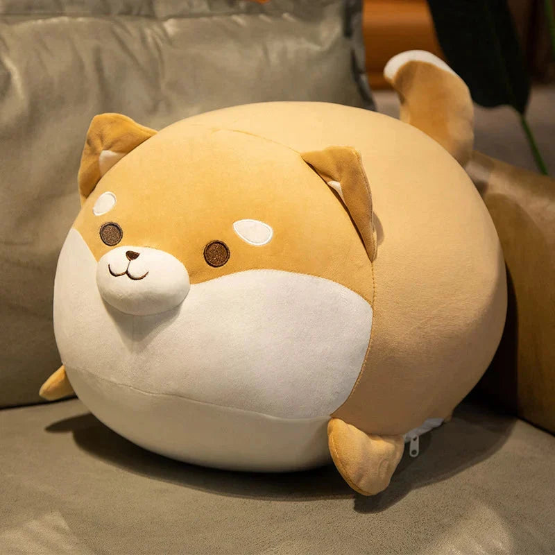 Adorable Chonky Shiba Squad Plushies - Your New Cuddly Companions!