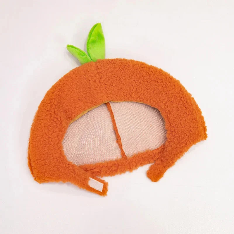 Adorable Chubby Capybara Plush Toy Wearing a Hat