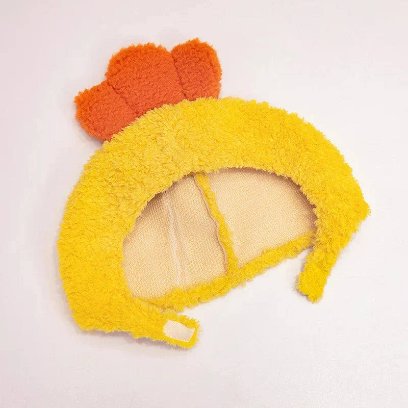 Adorable Chubby Capybara Plush Toy Wearing a Hat