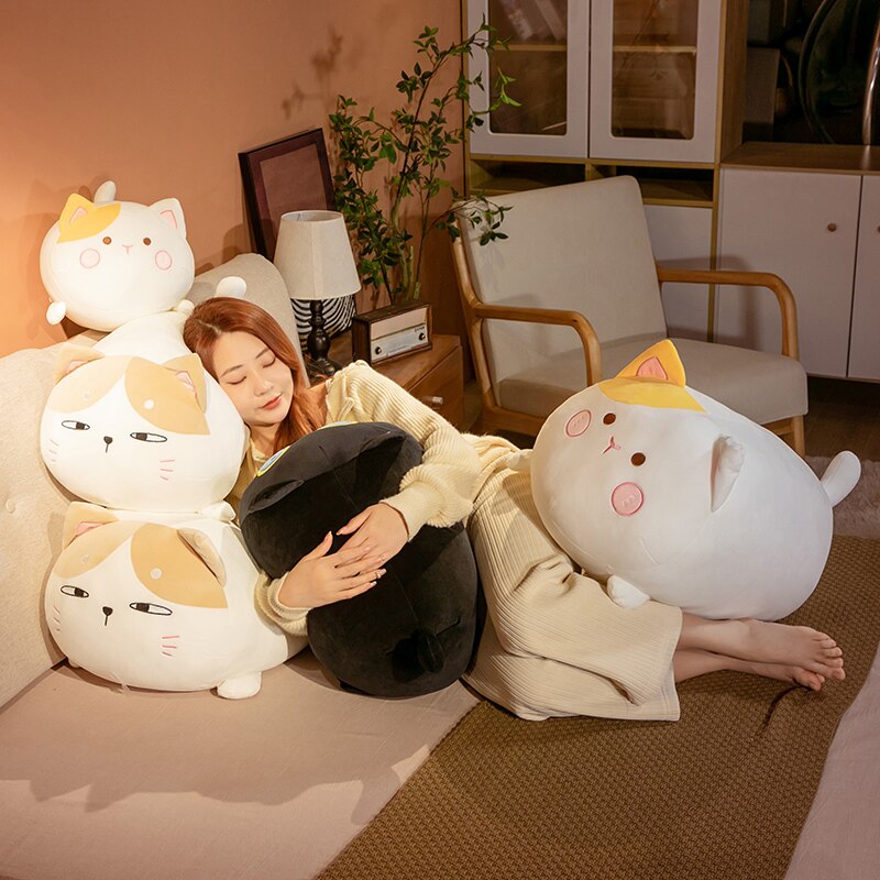 Adorable Chubby Cat Martha Tabby Kiki Plushie Collection