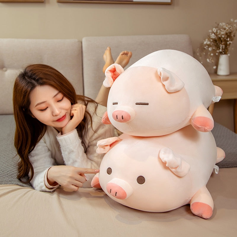Adorable Chonky Pink Piggy Plushies | Just Arrived!