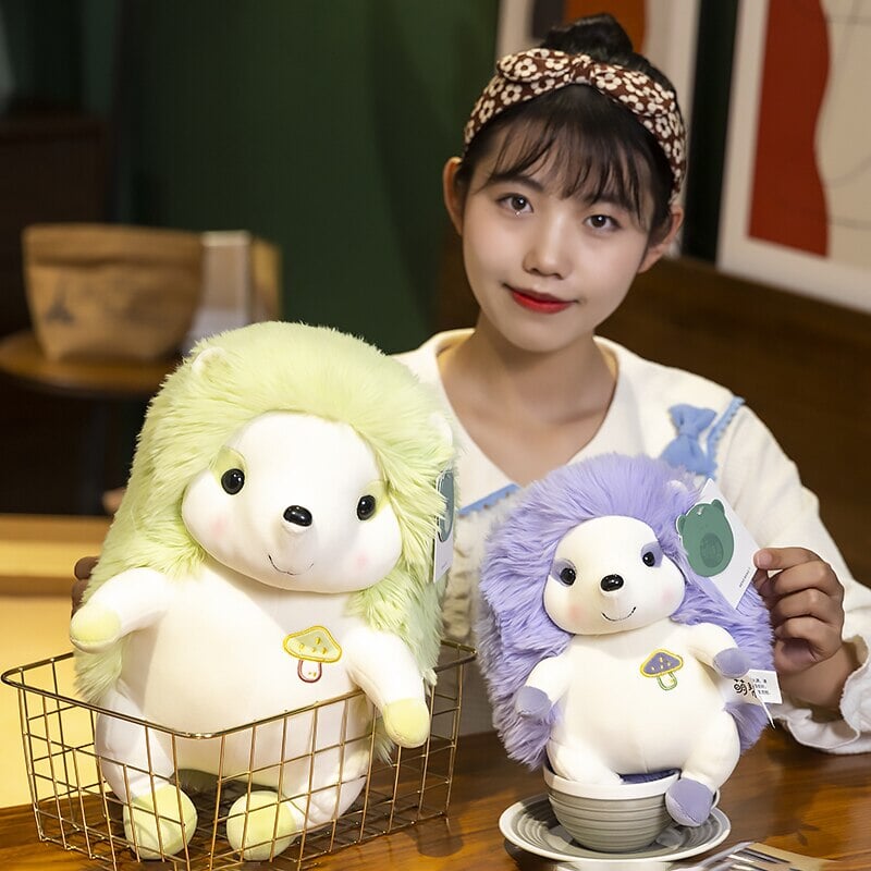 Vibrant Hedgehog Family Plush Toys for Cozy Cuddles