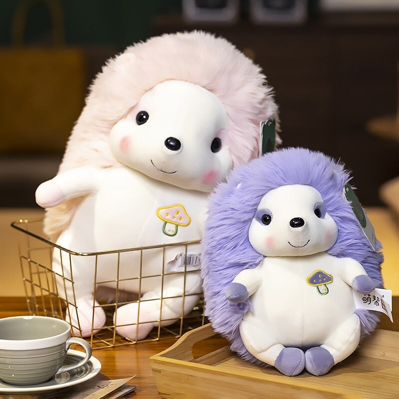 Vibrant Hedgehog Family Plush Toys for Cozy Cuddles