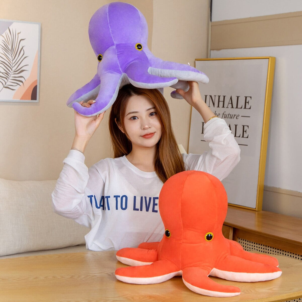 Vibrant Octopus Plushie Pair
