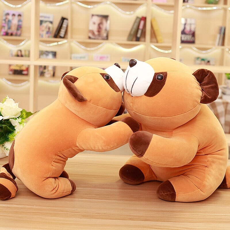 Cuddly Cooper the Charming Brown Raccoon Plush Toy