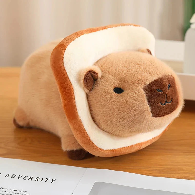 Adorable Laying Capybara Plush Toy for Cosplay Enthusiasts