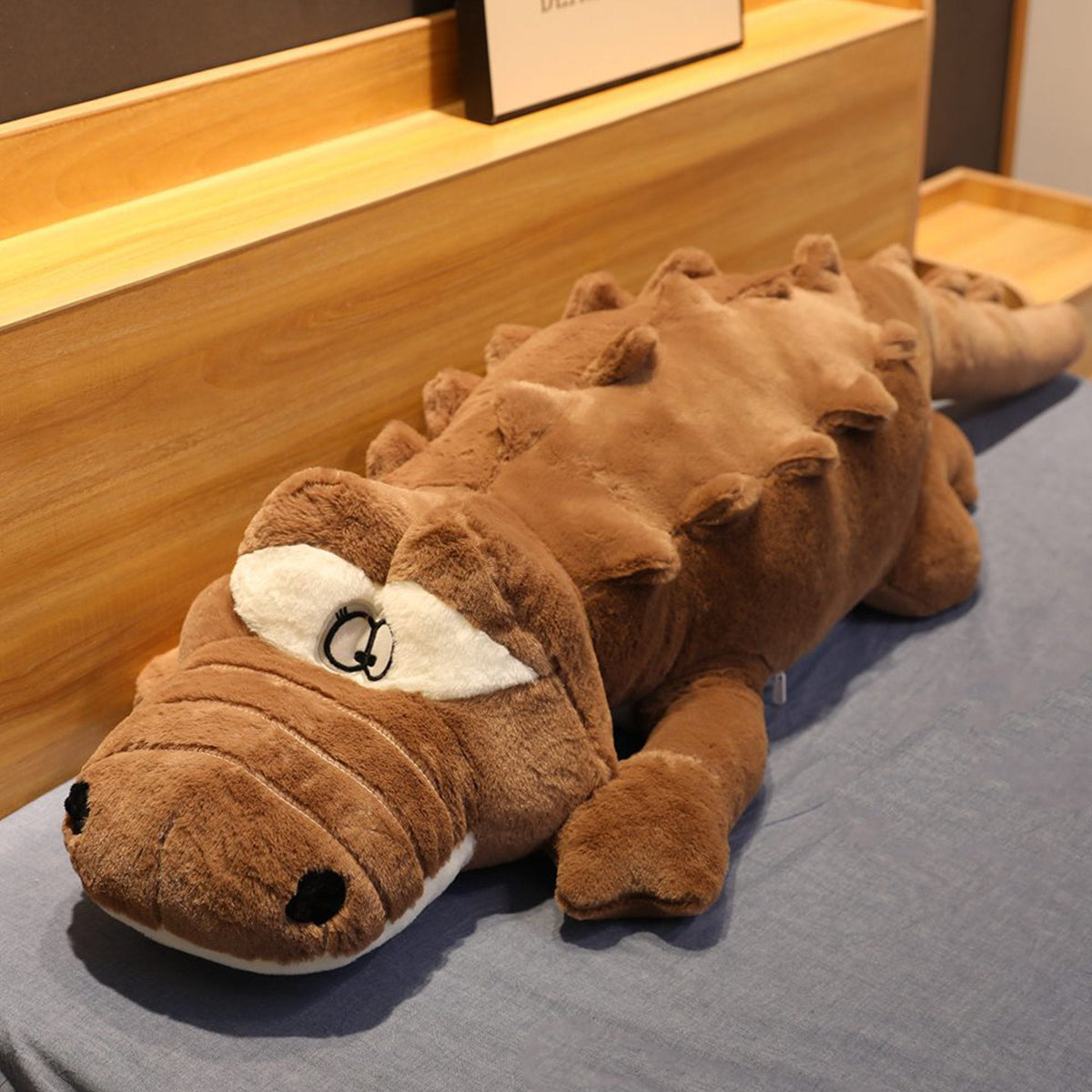 Hugely Adorable Giant Crocodile Plush Companion