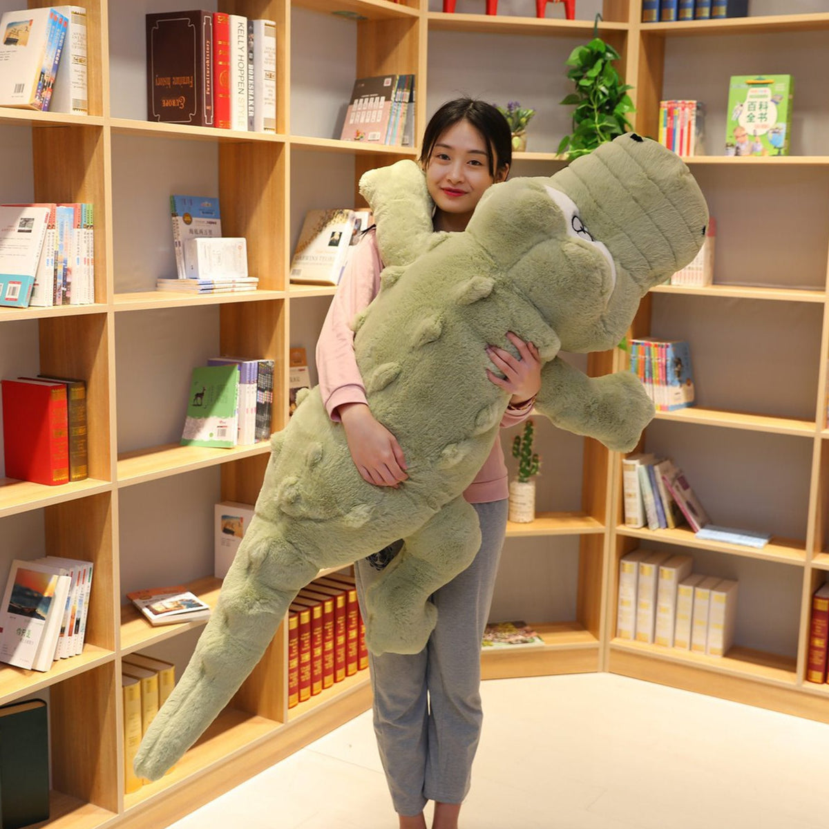 Oversized Crocodile Cuddly Companion Plush