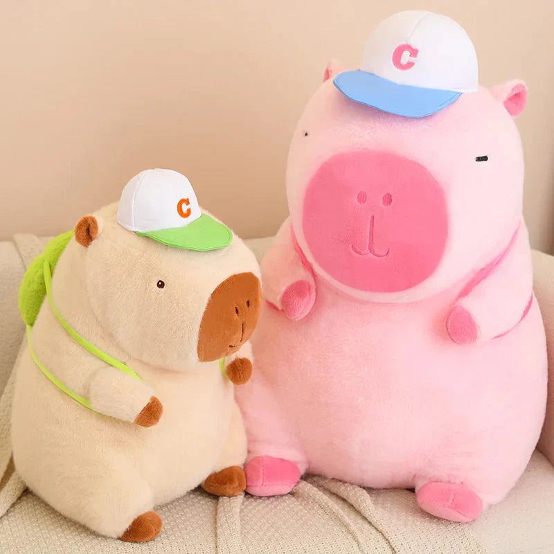 Adorable Sporty Capybara Plush Toy