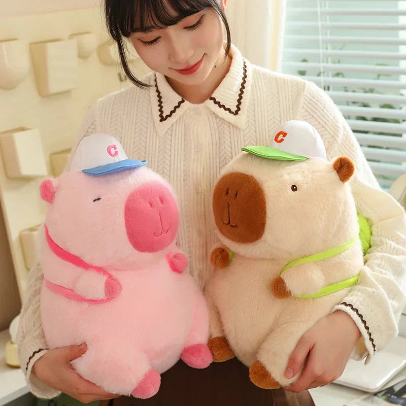 Adorable Sporty Capybara Plush Toy