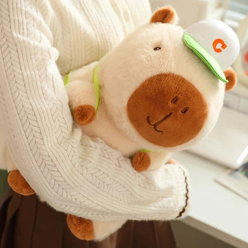 Adorable Sporty Capybara Plush Toy